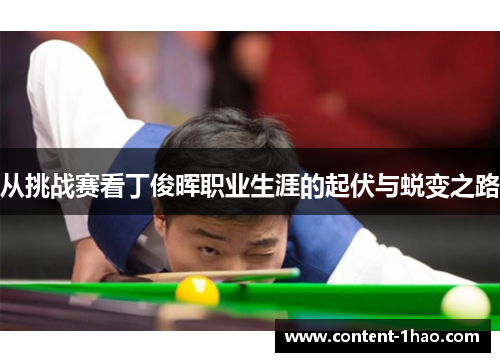 从挑战赛看丁俊晖职业生涯的起伏与蜕变之路 从挑战赛看丁俊晖职业生涯的起伏与蜕变之路