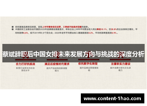 蔡斌辞职后中国女排未来发展方向与挑战的深度分析 蔡斌辞职后中国女排未来发展方向与挑战的深度分析