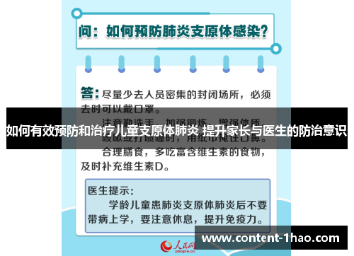 如何有效预防和治疗儿童支原体肺炎 提升家长与医生的防治意识